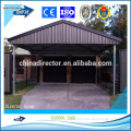 pre engineered steel structure car garage